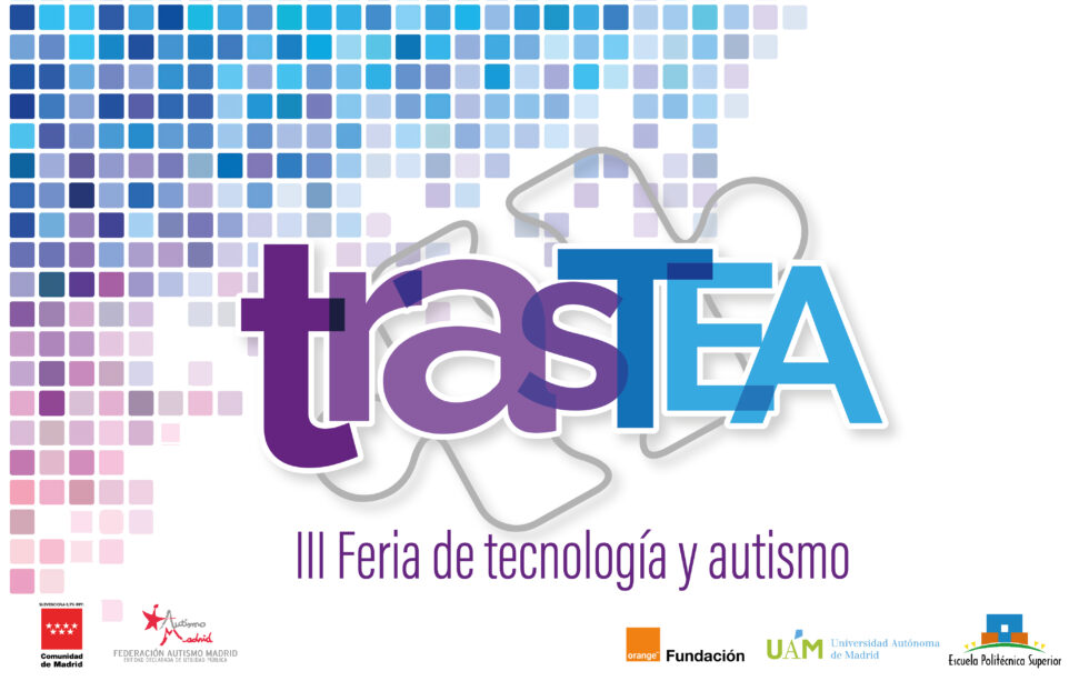 Imagen cartel TrasTEA para la III Feria de Tecnología y Autismo