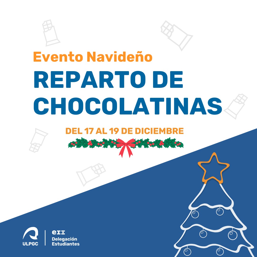 Cartel decorativo del reparto de chocolatinas