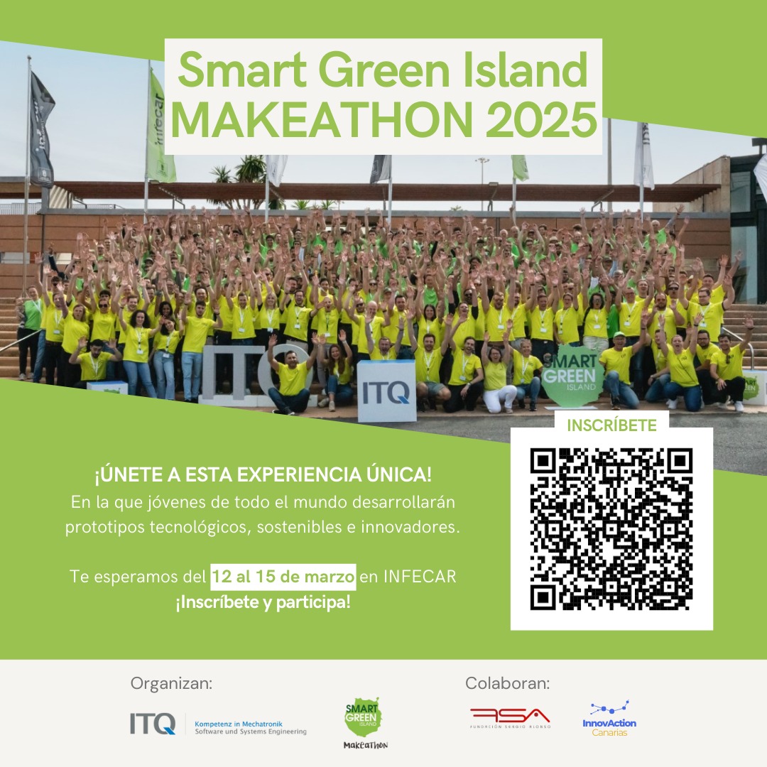 Imagen con código QR para inscribirse en el MAKEATHON