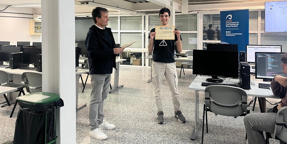 Instantánea de la celebración de la IV Olimpiada Informática de Las Palmas