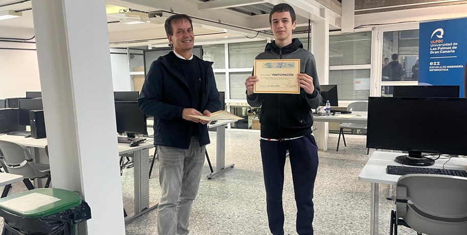 Instantánea de la celebración de la IV Olimpiada Informática de Las Palmas