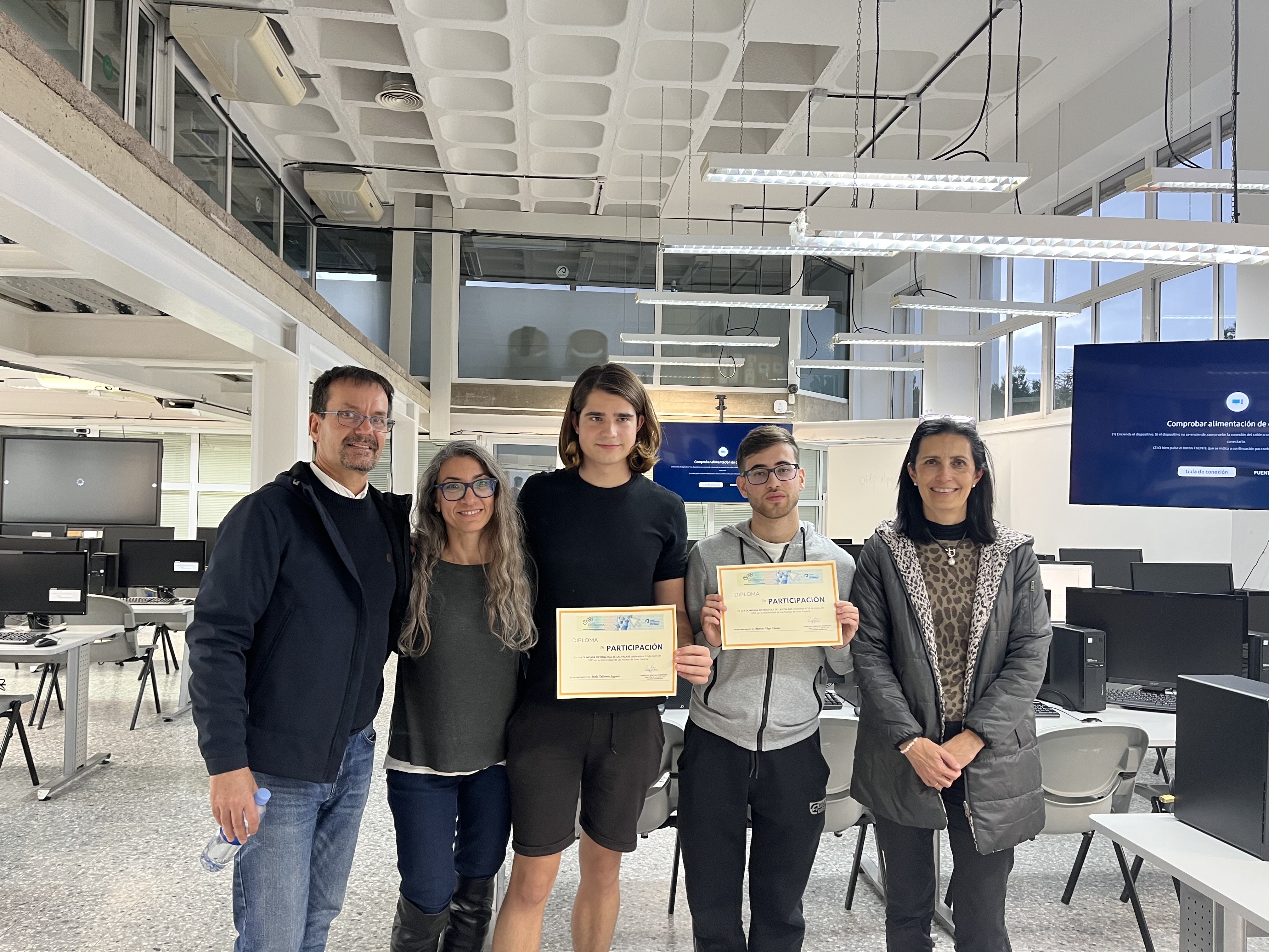 Instantánea de la celebración de la III Olimpiada Informática de Las Palmas