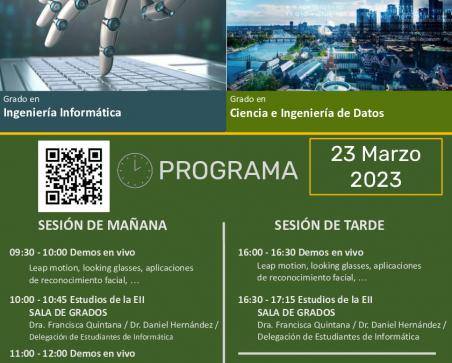 Cartel de las jornadas de puertas abiertas de 2023