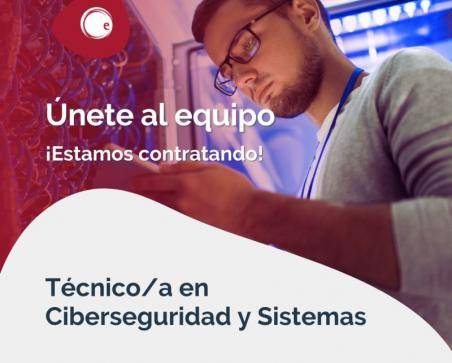 Cartel de la búsqueda de un técnico de seguridad en edataconsulting