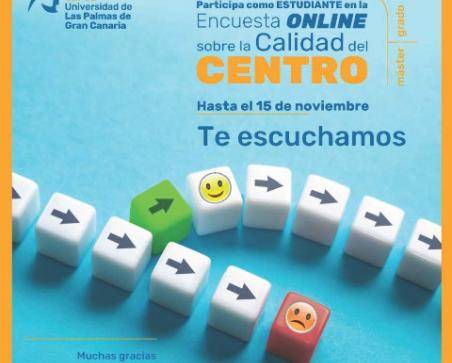 Cartel encuesta satisfacción centro 2024