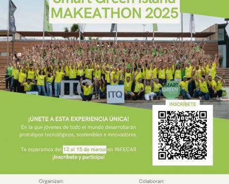 Imagen con código QR para inscribirse en el MAKEATHON