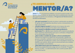 Flyer del programa mentor del curos 25/26